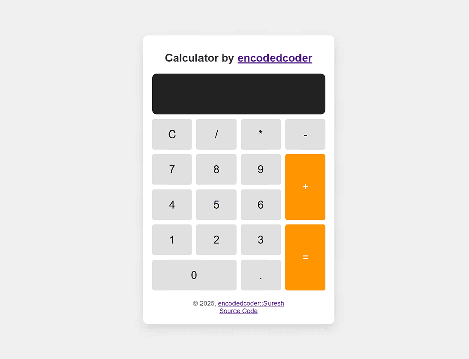 Calculator App - A simple calculator application for basic arithmetic operations.