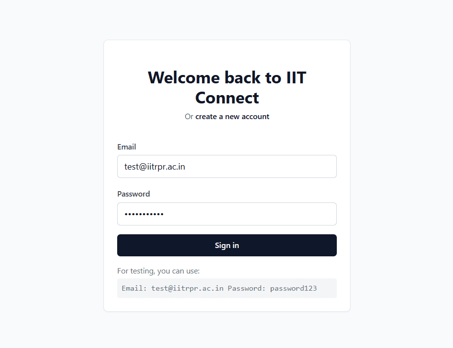 IIT Connect (WIP) - A work-in-progress project for IIT connections, aiming to connect students and alumni.