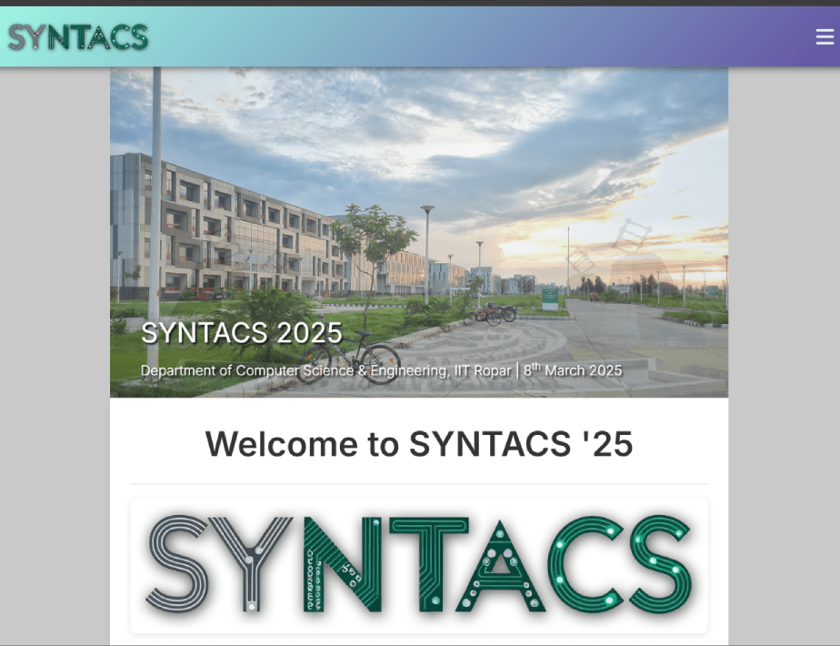 SYNTACS '25 - SYmposium on Novel Technologies and Advances in Computer Science