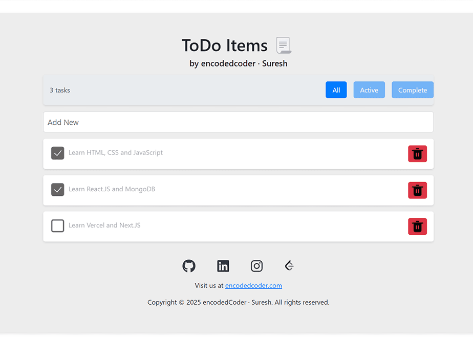 Todo List - A todo list application to help users manage their tasks efficiently.