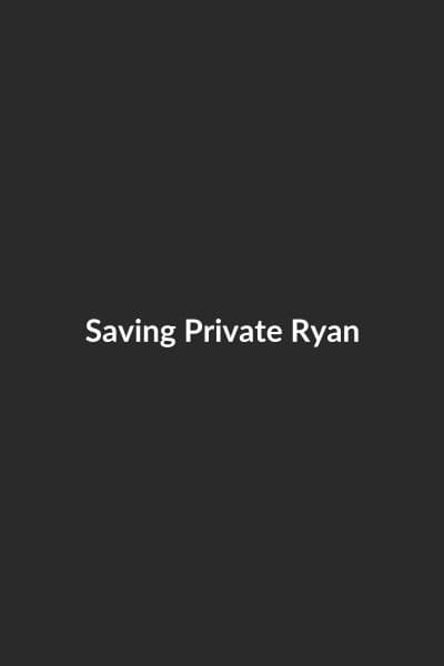 Saving Private Ryan poster